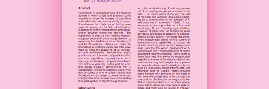 Experiential AI Position Paper